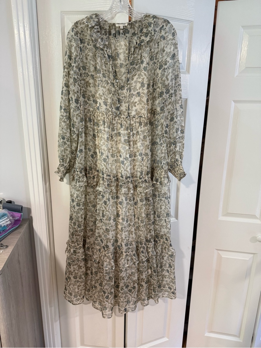 Noralee Cornflower Blue Mirabelle Dress Size Medium